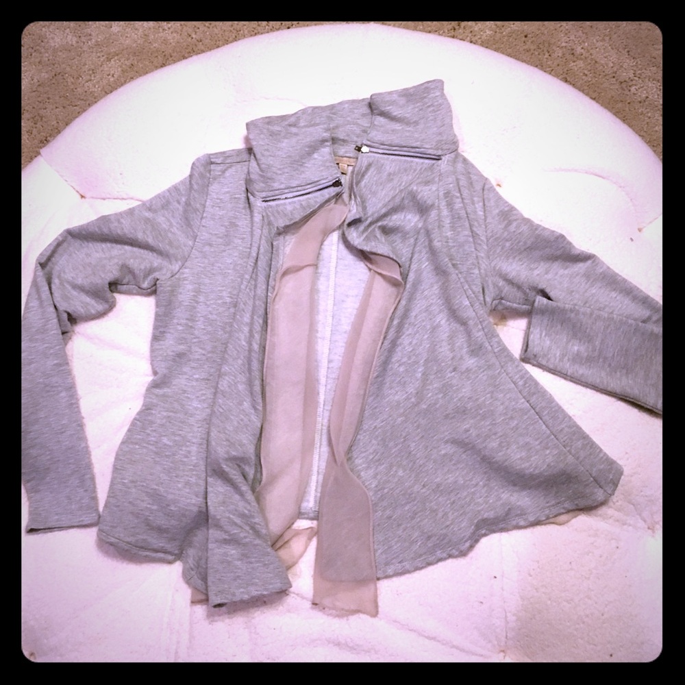 Anthropologie open sweatshirt